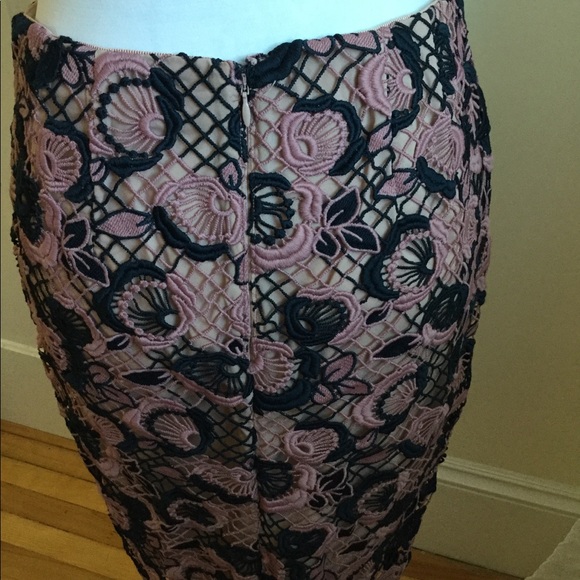 Ann Taylor Crochet Pencil Skirt 4P - Picture 5 of 8
